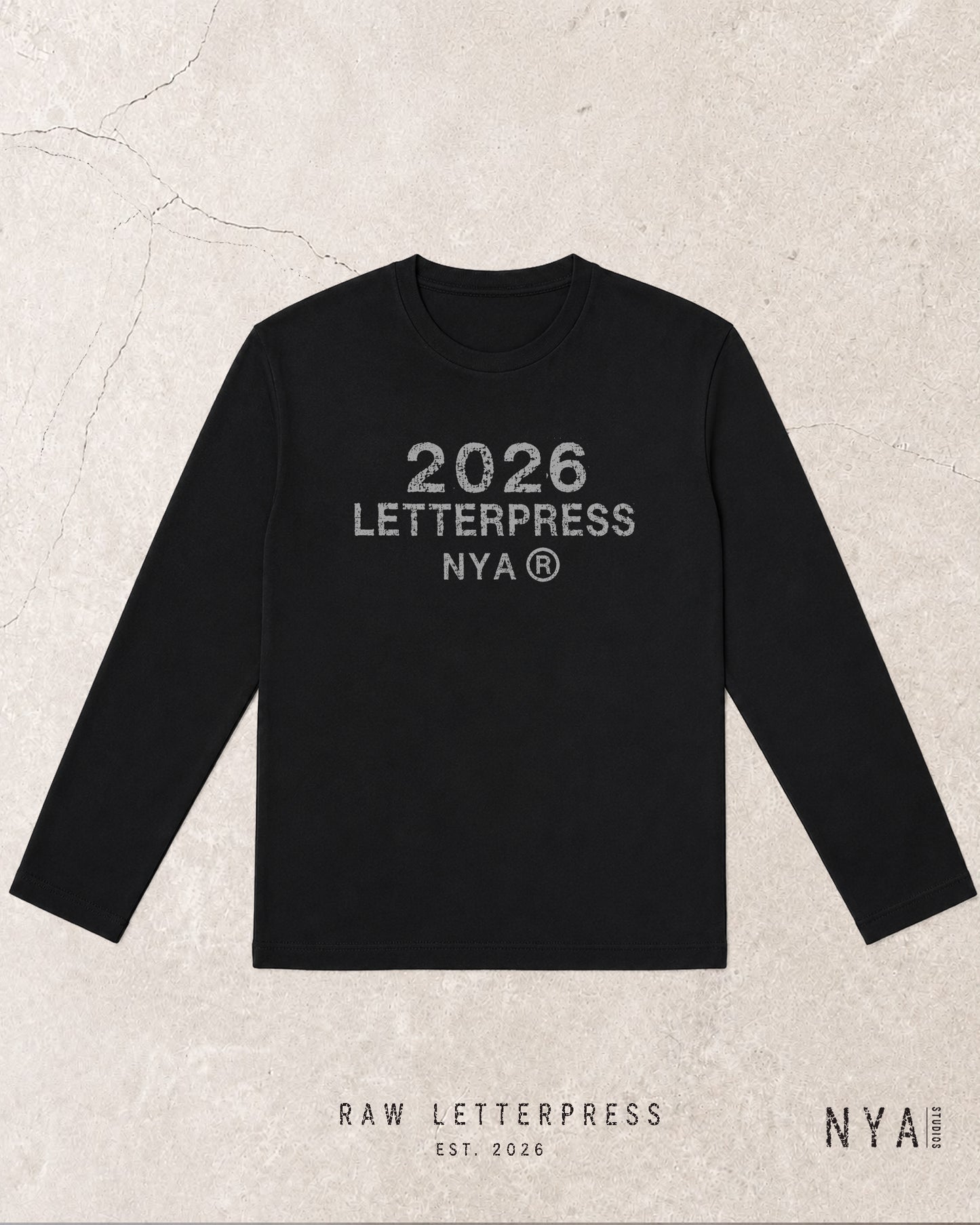 Long Sleeve Shirt LETTERPRESS