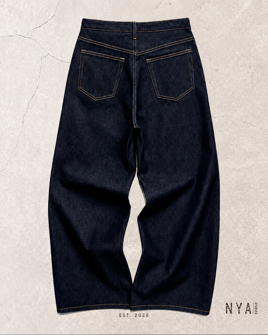 Pantalones Baggy RAW DENIM BLUE