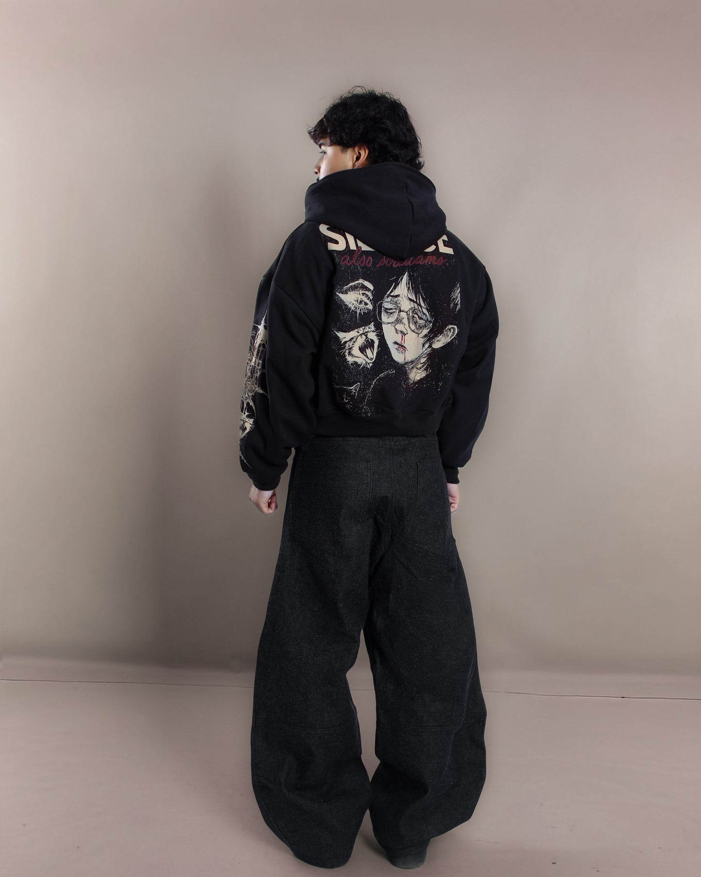 Zip Hoodie Die in Silence