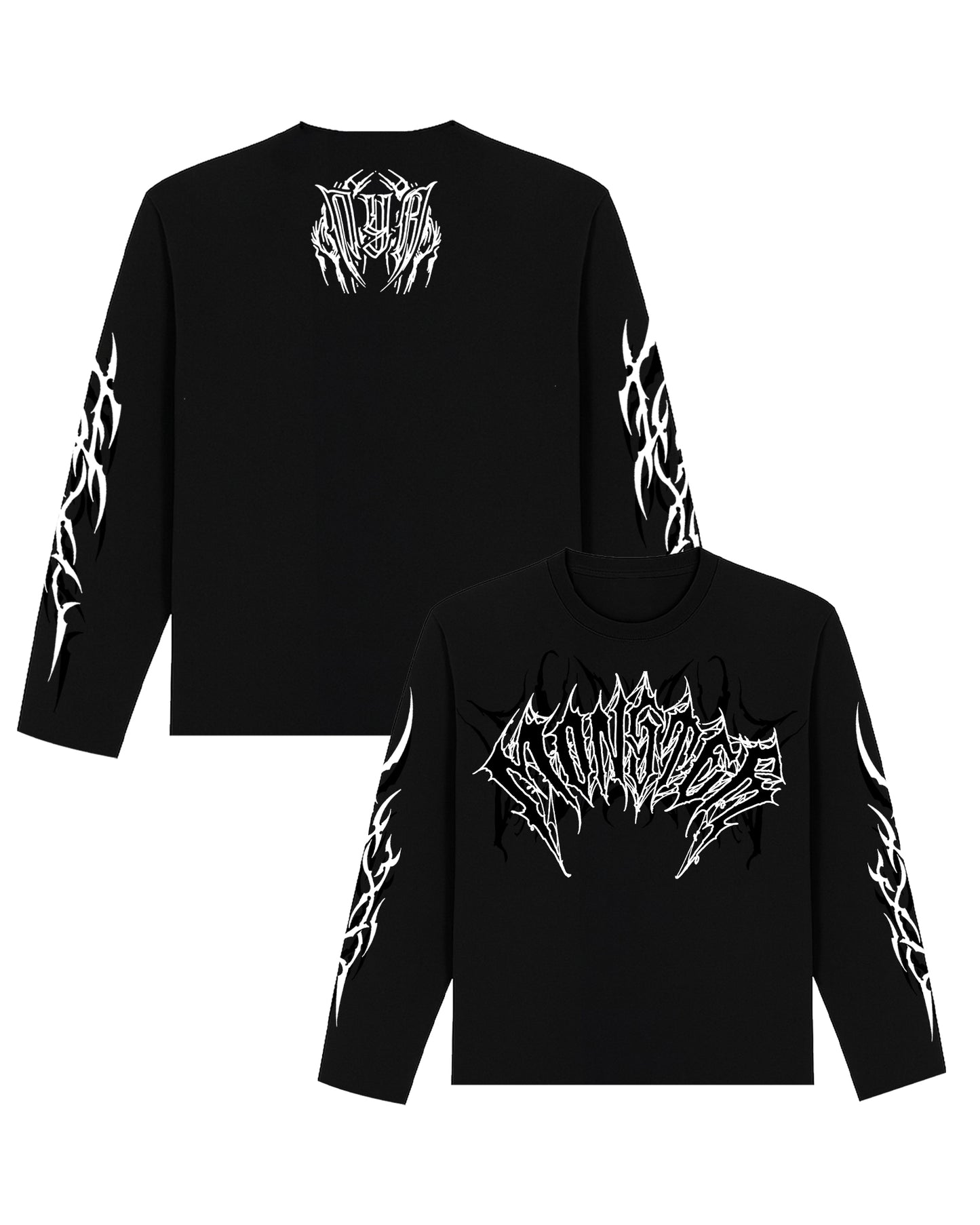 SHIRT MANGA LARGA MONSTER