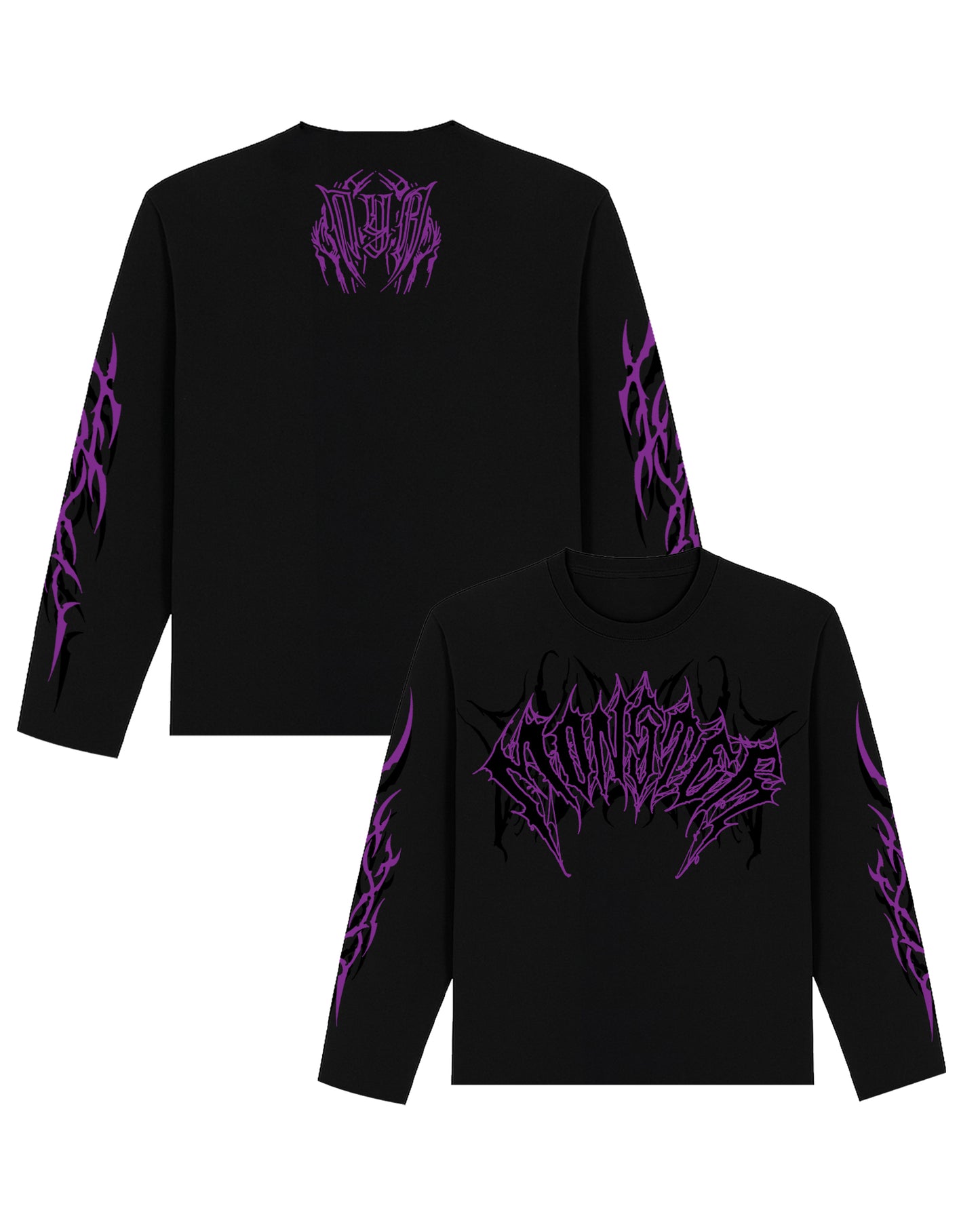 SHIRT MANGA LARGA MONSTER