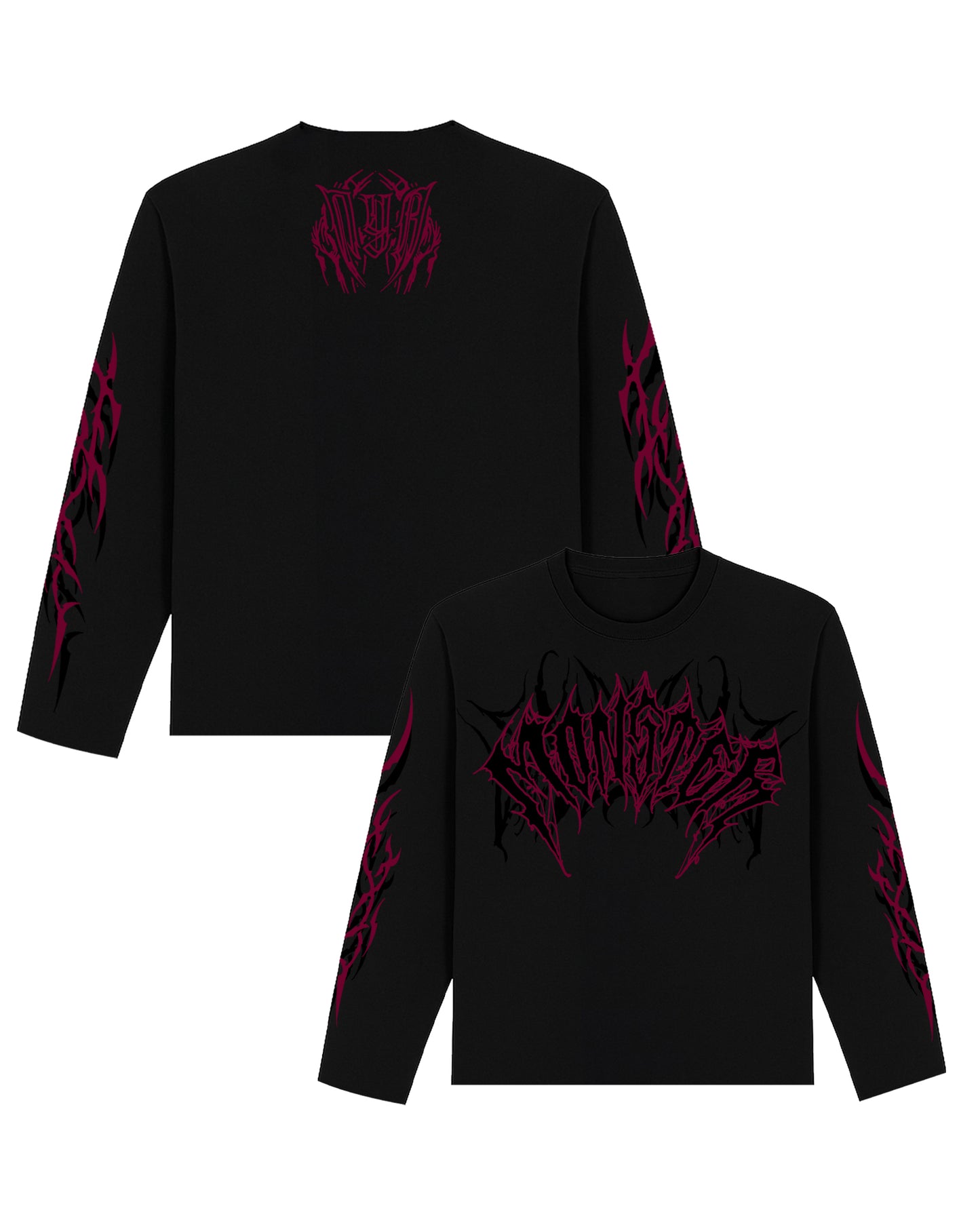 SHIRT MANGA LARGA MONSTER