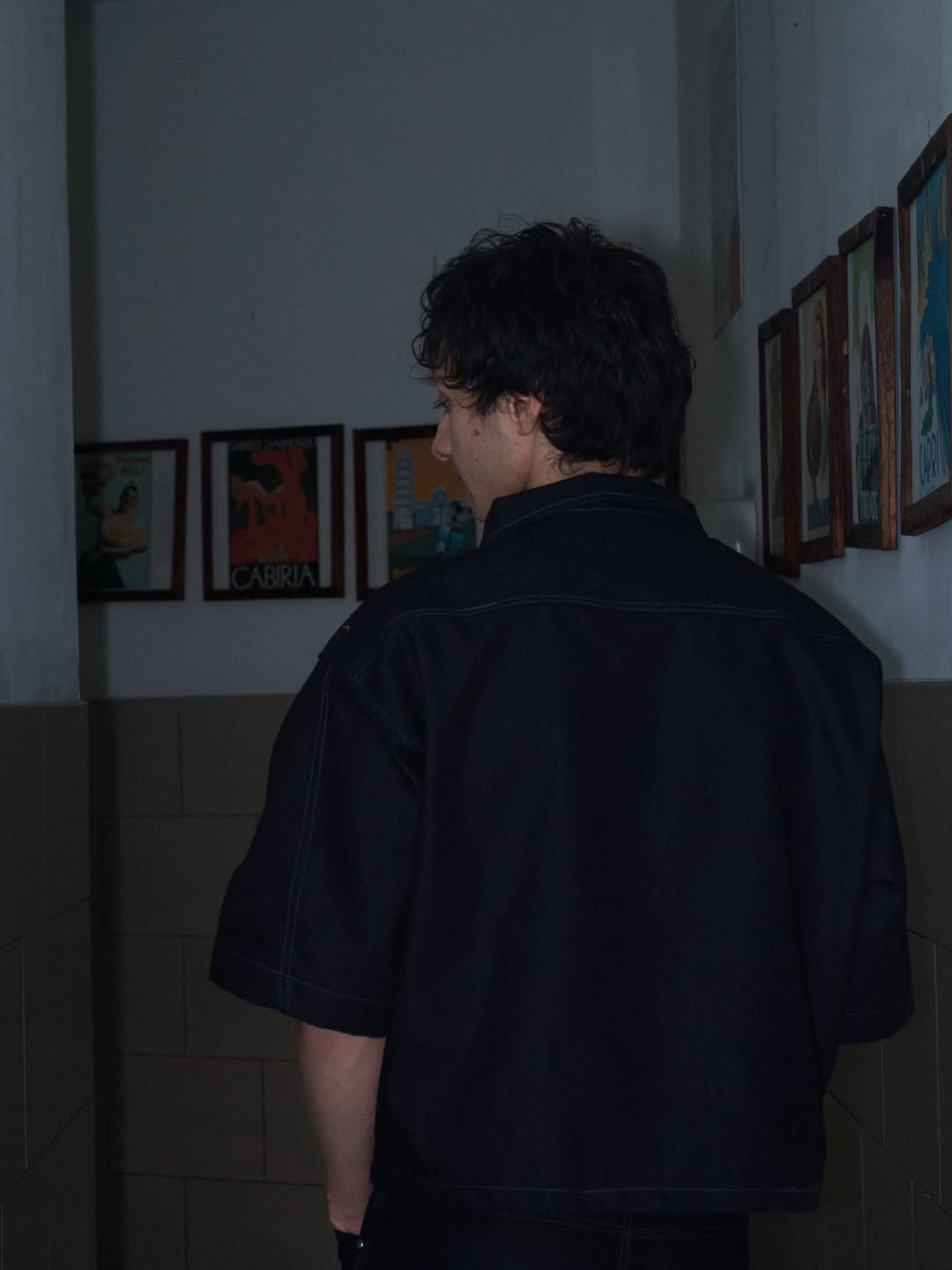 Black Raw Denim Shirt