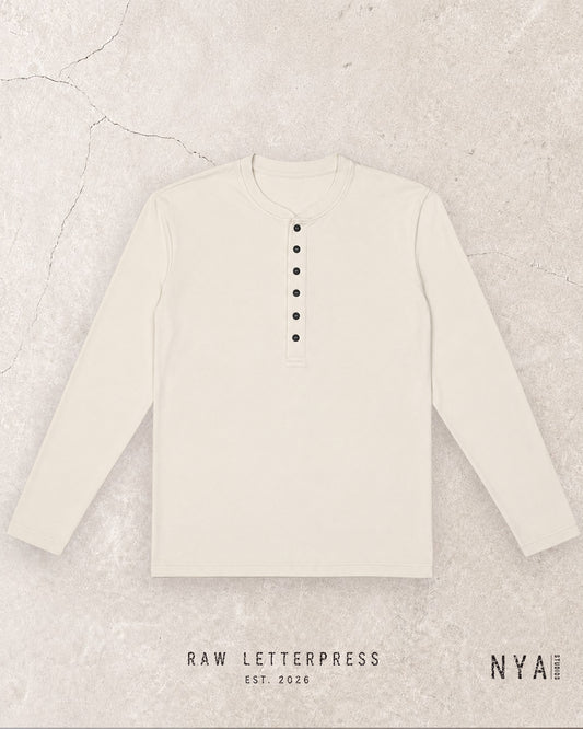 Henley Shirt LETTERPRESS