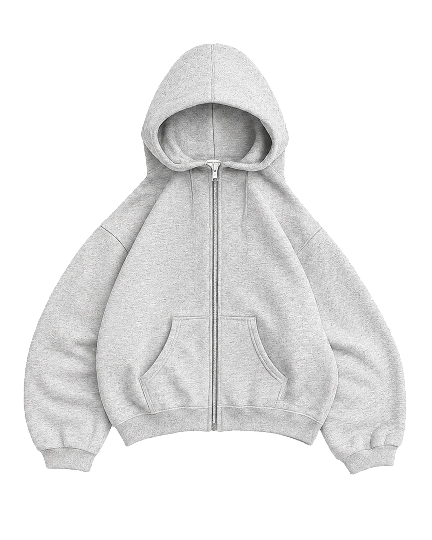 Zip Hoodie Basic Grey